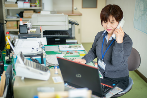 現場・事務所で女性が活躍しています！